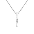 Vintage Silber Anhänger Crack S925 im minimalistischen Biker Stil